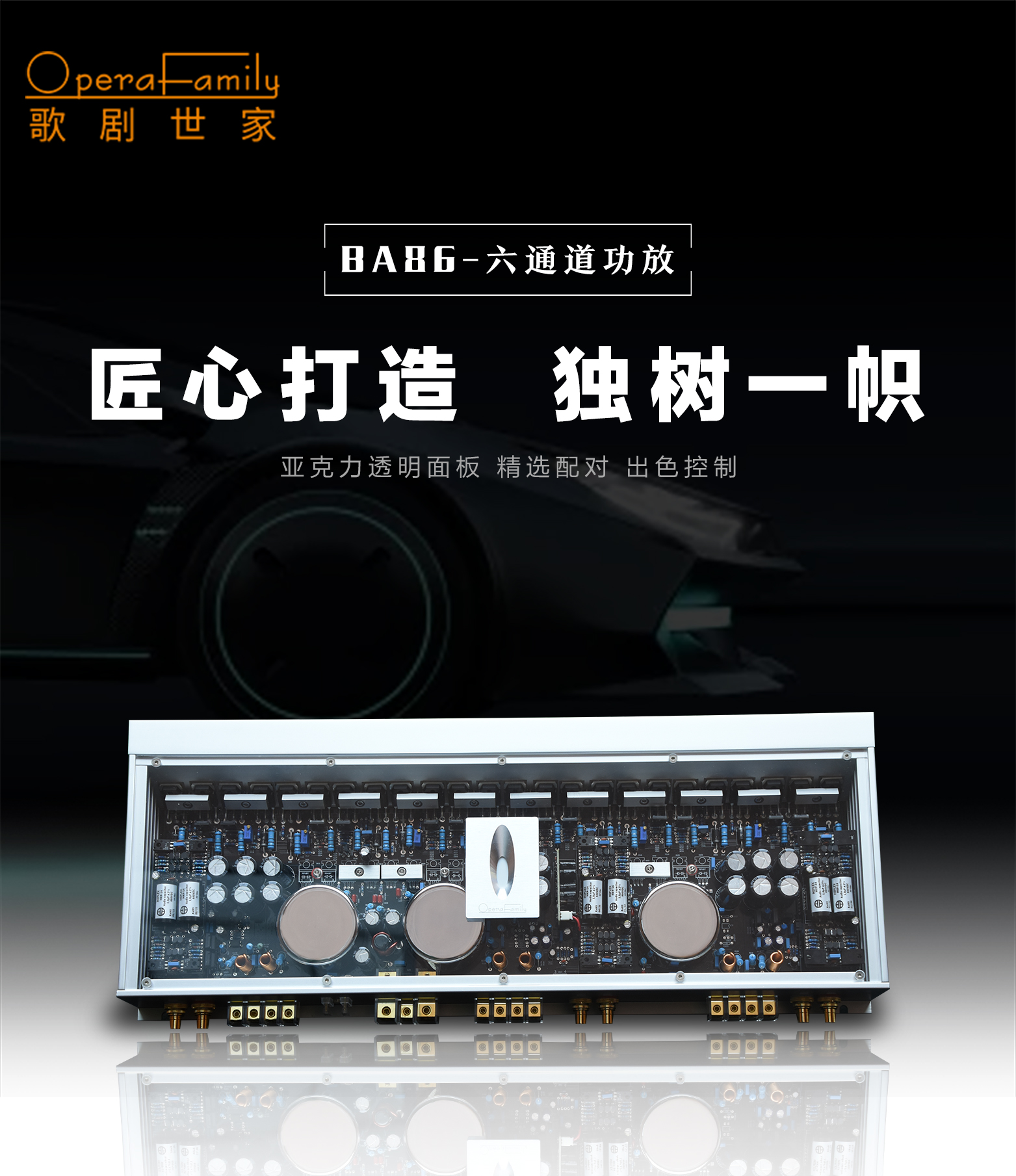 歌剧世家BA 86六通道功放