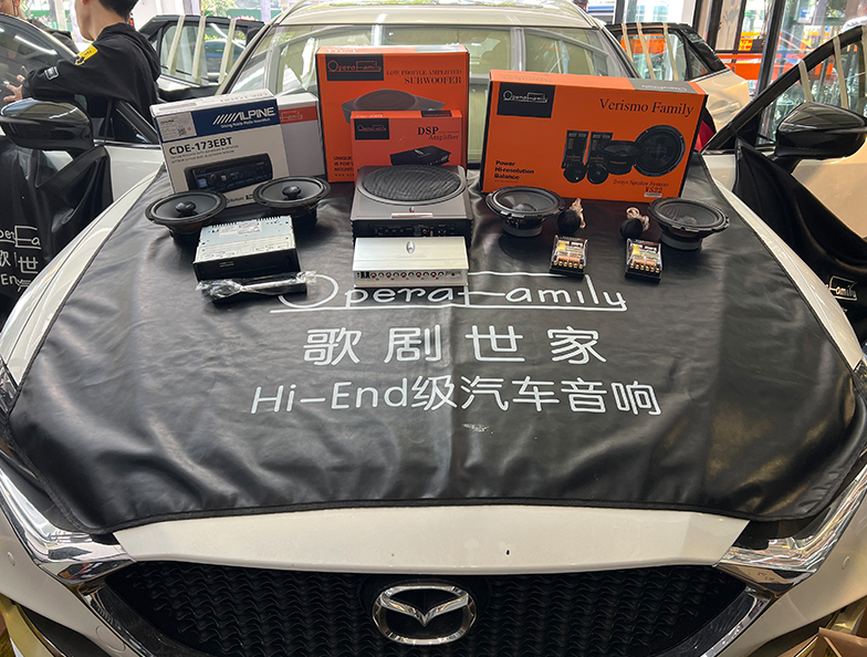 马自达CX-4改装歌剧世家音响 前后7单元品经典靓声
